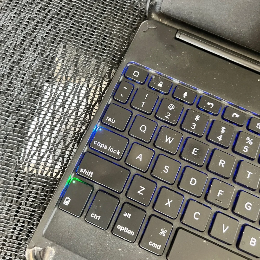 Black ZAGG Keyboard Case for iPad Air